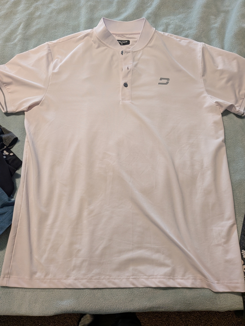 Druids Dri-FIT Lightweight Golf Polo Shirt - White